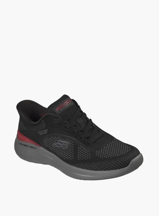 SKECHERS Men Lace-Up Sports Shoes