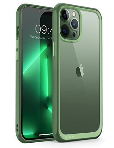 SUPCASE Case for iPhone 13 Pro Max 2021 67 Inch Transparent Slim Protection Hybrid Case Unicorn Beetle Style Bumper TPU Shockproof Dark Green - Image 1