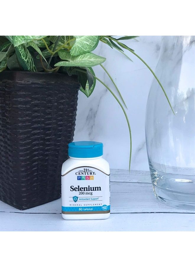 21st Century Selenium 200 mcg Capsules, 60 Count - Image 2