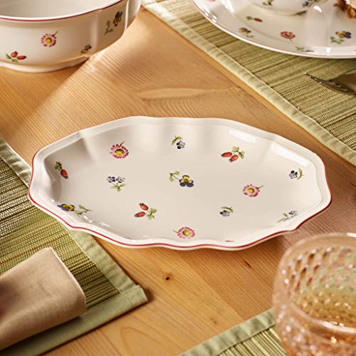 Villeroy & Boch Petite Fleur Pickle Dish/Gravy Stand, Premium Porcelain, Made in Germany, 9.5 x 6.25 in - Image 5