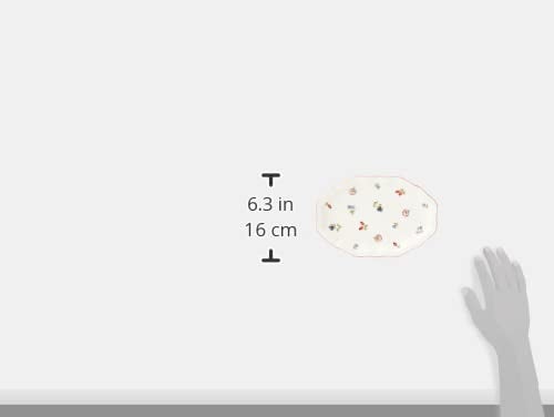 Villeroy & Boch Petite Fleur Pickle Dish/Gravy Stand, Premium Porcelain, Made in Germany, 9.5 x 6.25 in - Image 3