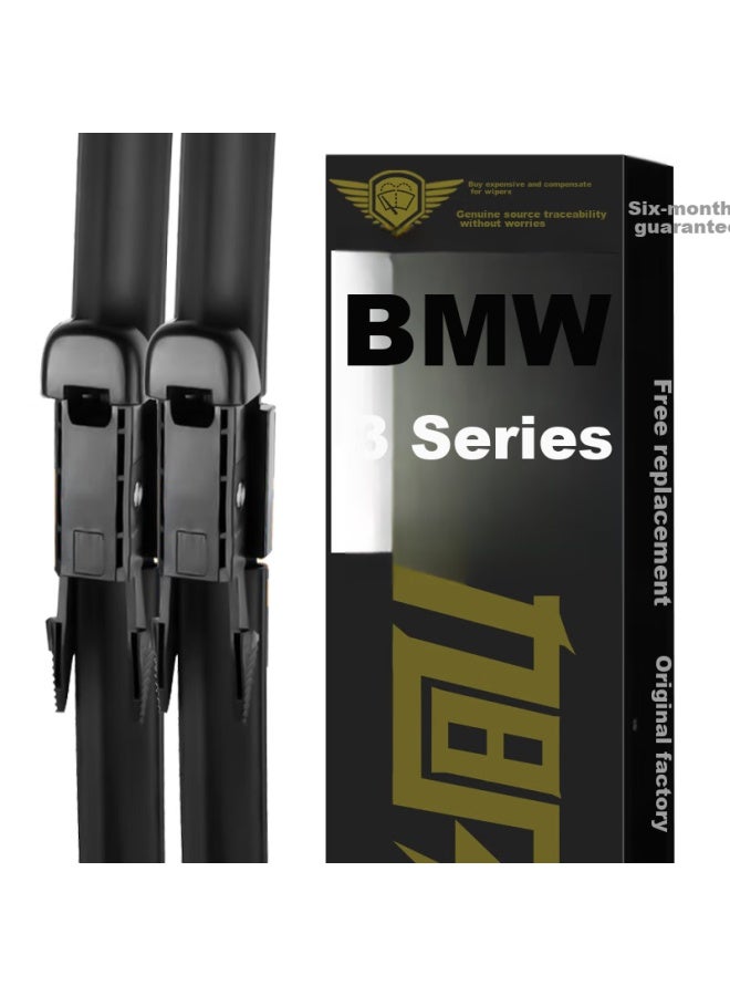 XUFENG Xufeng Car Accessories (xufeng) Bmw 3 Series Windshield Wipers For 2010- 320li, Gt Boneless 320li Wiper Blades, 330i Rubber Strips, Original Equipment  - Image 1
