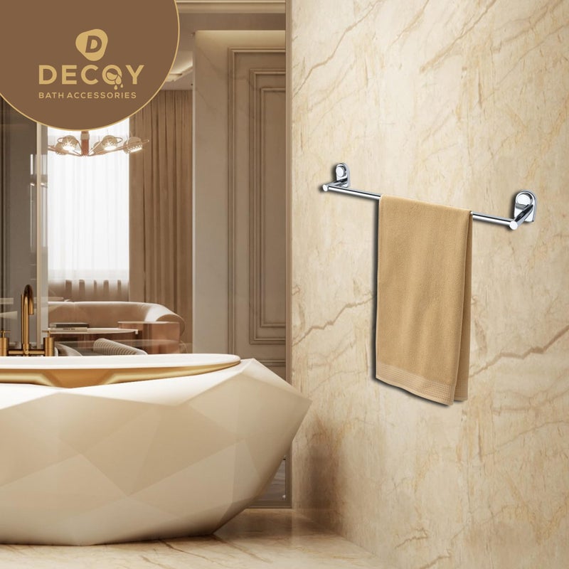 DDECOY Bath Accessories Stainless Steel Single Zara Redlay Towel Rod | Towel Rack | Towel Bar | Towel Hanger| Towel Holder | Towel Stand | 24 inches (600 MM) - Image 5