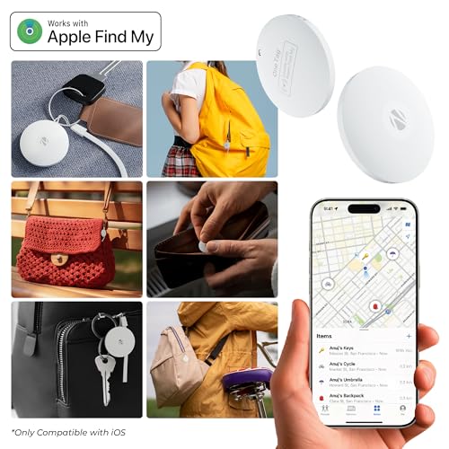 Zebronics One Tag, Worldwide Tracking Device for iOS, Apple Find My, Upto 1 Year Battery, BT v5.3, Anti-Lost & Loud 80dB Alert, No SIM Needed, MFi Certified, for Keys, Wallets, Luggage, Gadgets, etc. - Image 2