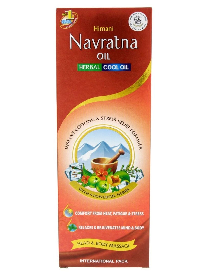 Himani Navratna Herbal Cool Oil 300 ml - Image 3