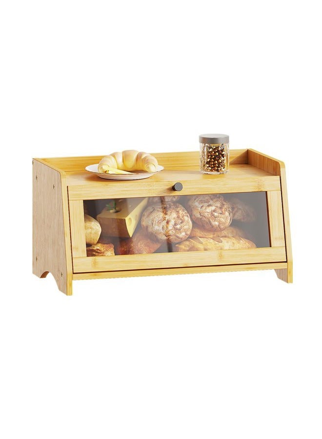BAMBANG Small Bread Box for Kitchen Worktop Natural - Image 1