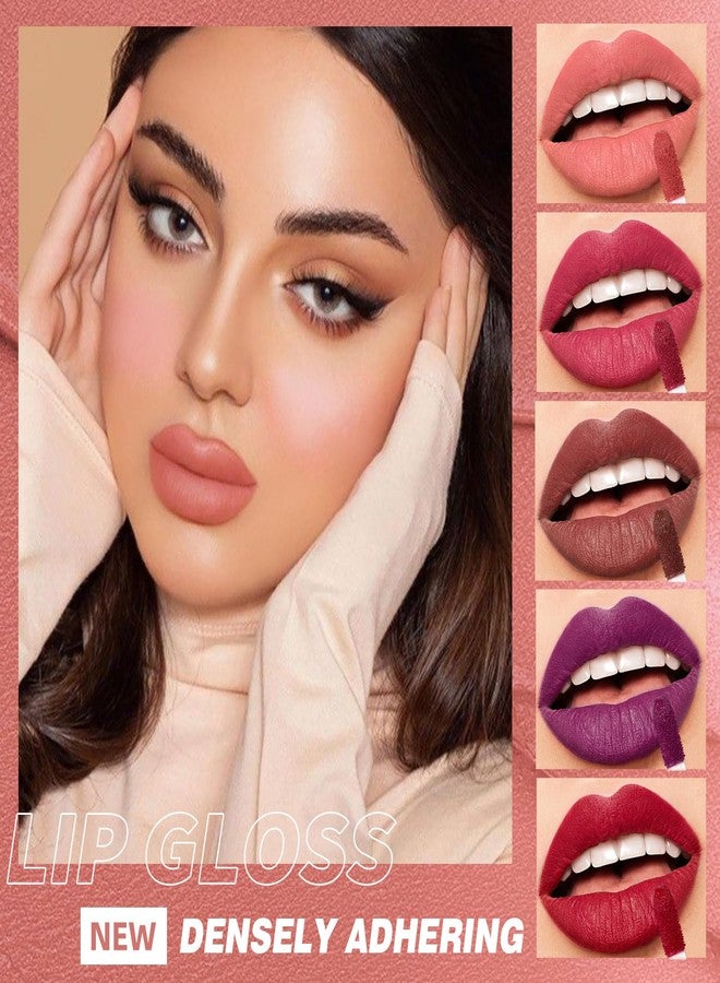 Bekoeen مجموعة أحمر شفاه سائل مطفي من بيكوين، 6 قطع، تدوم طويلاً، غنية بالأصباغ، لا تلتصق بالكوب، مقاومة للماء، للنساء - Image 5