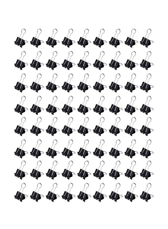 Deli E38565 19mm Binder Clips | 12 Clips Each Box (Black, Pack of 10) - Image 1