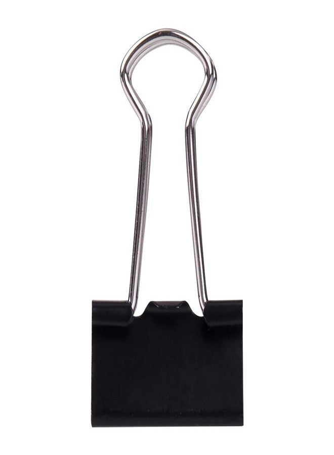 Deli E38565 19mm Binder Clips | 12 Clips Each Box (Black, Pack of 10) - Image 2