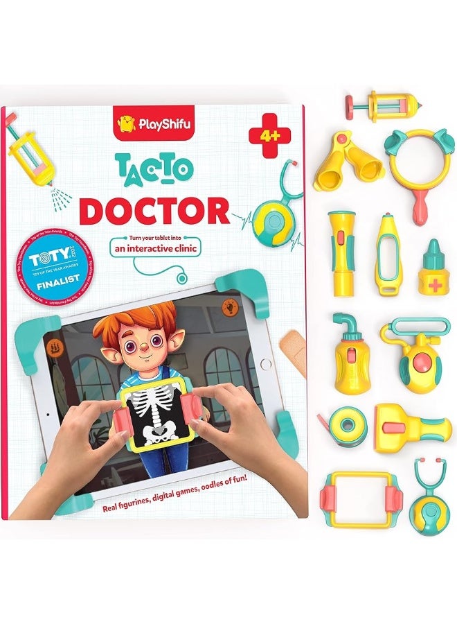Shifu ألعاب STEM من بلاي شيفو للأطفال - مجموعة تكتو دكتور التفاعلية مع التطبيق - لعب تمثيلي مع تعلم STEM حقيقي - Image 1