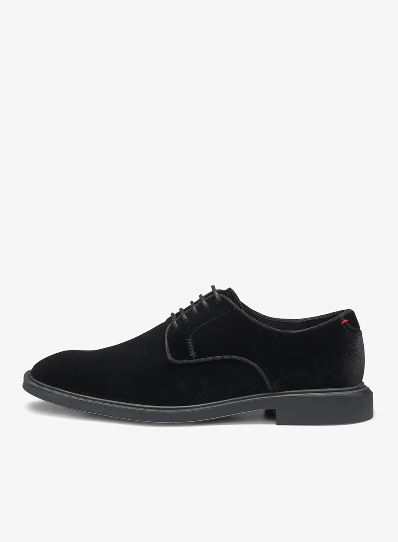 HUGO Derby shoes in soft velvet