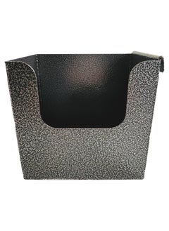 Rattleware Rattleware Black Stainless Steel Napkin Holder - Sleek & Durable Napkin Holder for Paper Napkins - Modern Napkin Organizers for Home Kitchen & Restaurants (5.25″ x 4″ x 5″)  - Image 1