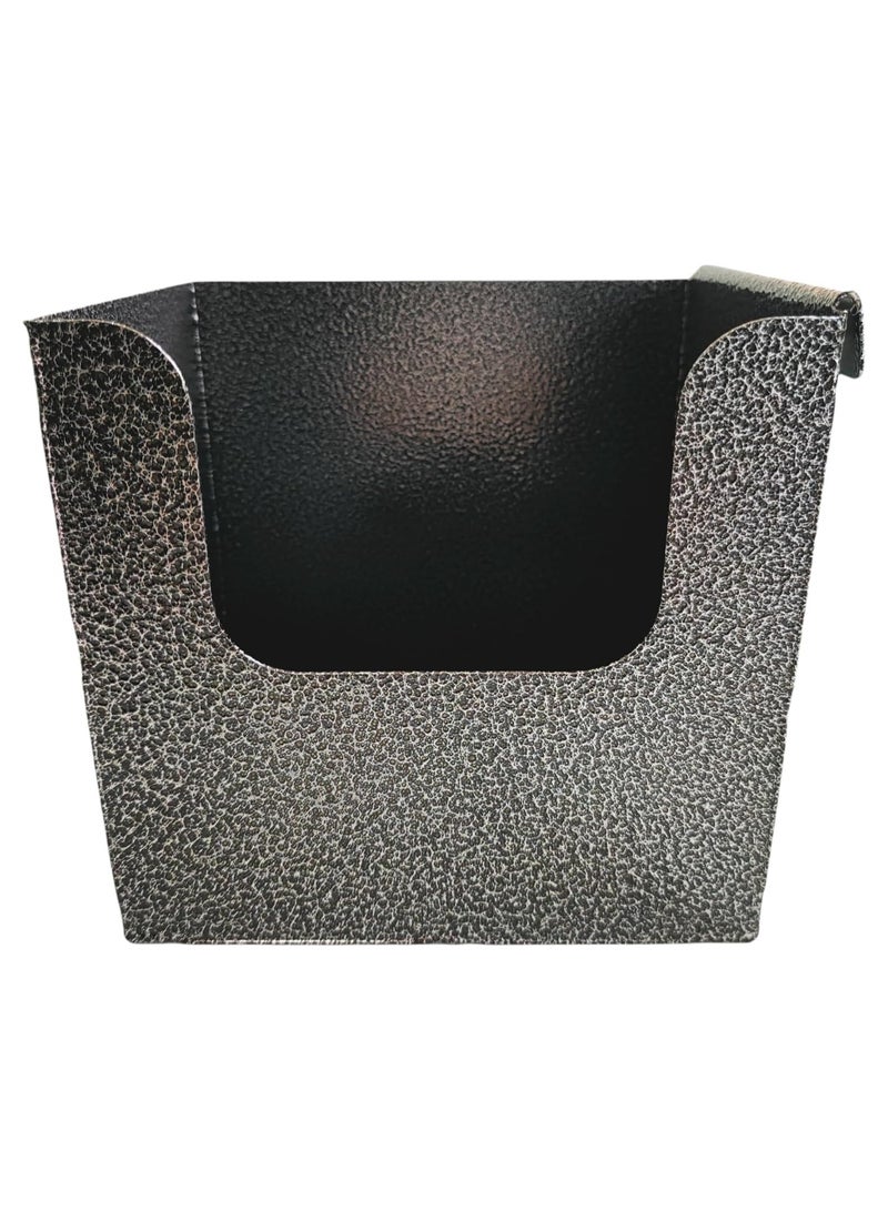 Rattleware Rattleware Black Stainless Steel Napkin Holder - Sleek & Durable Napkin Holder for Paper Napkins - Modern Napkin Organizers for Home Kitchen & Restaurants (5.25″ x 4″ x 5″)  - Image 1