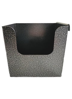 Rattleware Rattleware Black Stainless Steel Napkin Holder - Sleek & Durable Napkin Holder for Paper Napkins - Modern Napkin Organizers for Home Kitchen & Restaurants (5.25″ x 4″ x 5″)  - Image 3