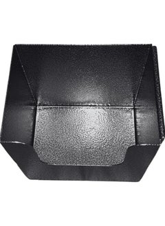 Rattleware Rattleware Black Stainless Steel Napkin Holder - Sleek & Durable Napkin Holder for Paper Napkins - Modern Napkin Organizers for Home Kitchen & Restaurants (5.25″ x 4″ x 5″)  - Image 4