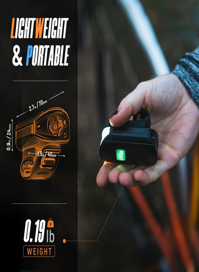 Favorbrite 2 Pack Bike Lights Set 1500LM USB Rechargeable Bicycle Headlight & Tail Light Waterproof 5 Lighting Modes Fits Bicycles for Road and Mountain - Image 3