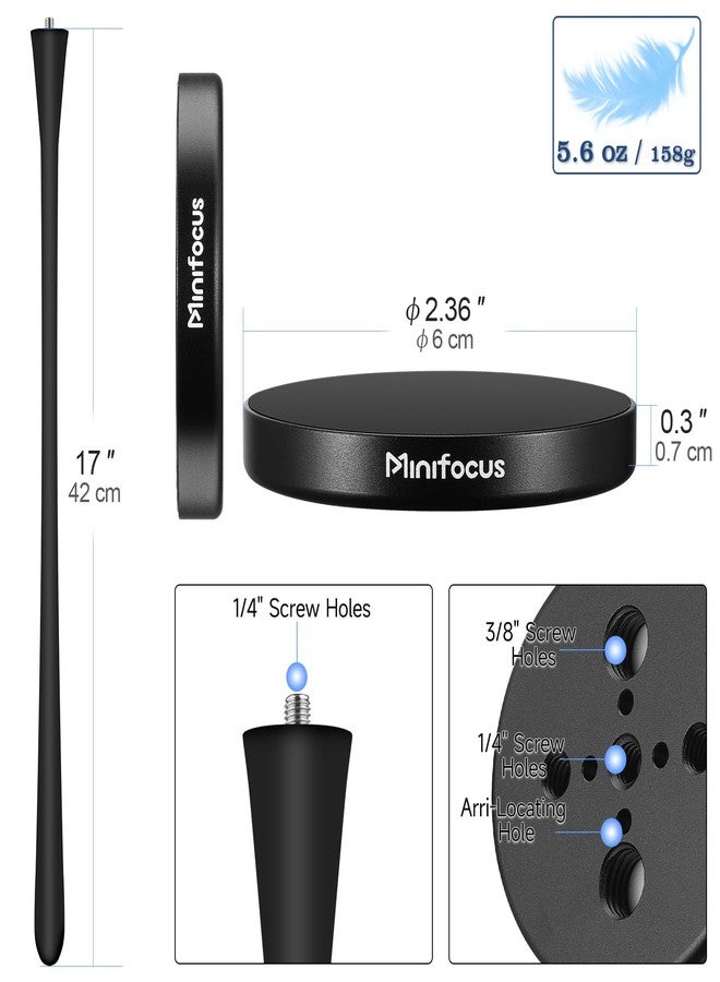 MINIFOCUS حامل هاتف مرن MINIFOCUS لماغسيف، ذراع طويل بطول 17 بوصة قابل للطي للجيم، حامل هاتف يلتف حول عربة الأطفال/التسوق/عربة الجولف/المكتب - Image 3