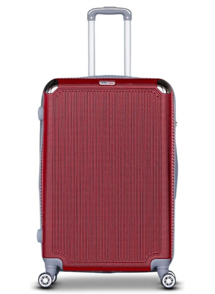 Large Luggage Hard Shell Checked In 30-35kg Trolly with smooth spinner wheels and secured combination lock for travel