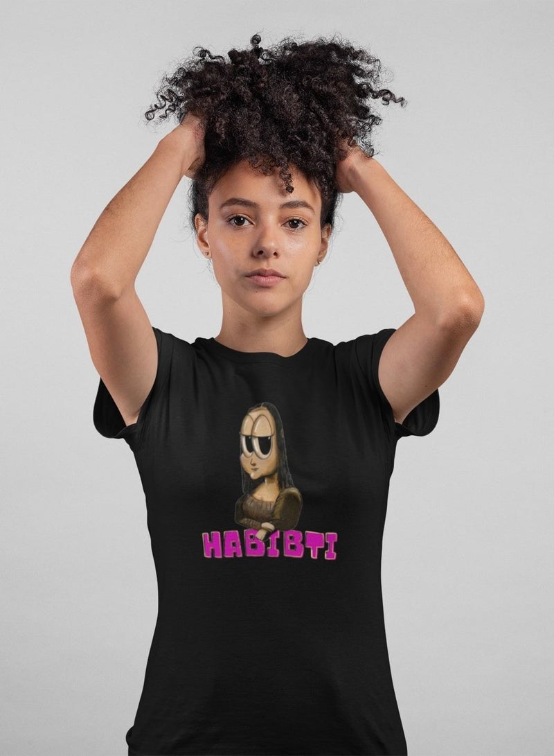 MERCH Monalisa The Arab Habibti T-shirt - Embrace the Gulf Spirit - Image 1