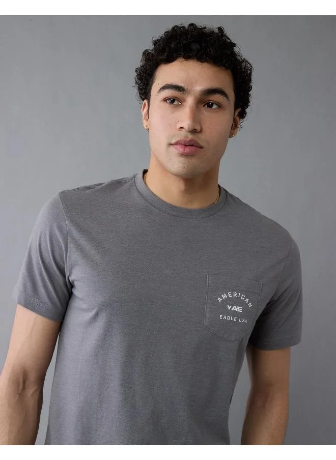 امريكان ايجل AE 24/7 Graphic T-Shirt