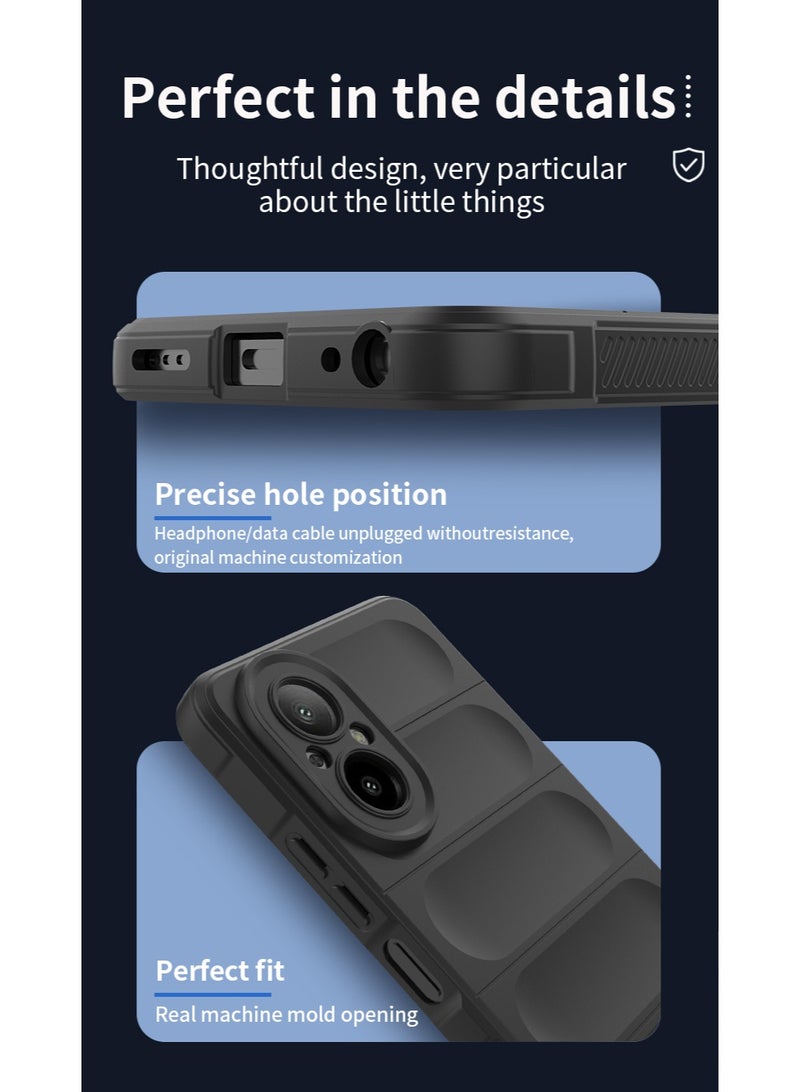 Phantom Shield Silicone Case with Anti-Scratch Soft Microfiber Lining, High Resilience Rubber Full Body Shockproof Cover Compatible with realme C67 (Dark Green) - Image 4