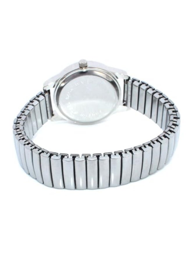 FasionSA- Men Watches Flexible Elastic Strap Men Stainless Steel Luxury Fashion Analog Wristwatch Father Relojses - Image 5