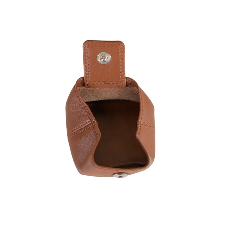 BROWN BEAR Small Envelope Coin Purse with Snap Fastner, Stylish Coin Pouch for Men and Women, Small Coin Purse - Tan - Image 3