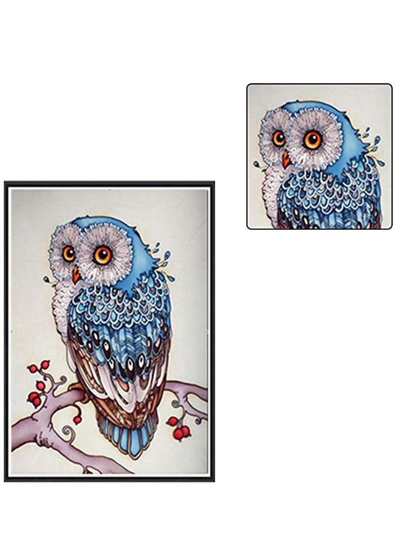 KASTWAVE 5D DIY Owl Diamond Painting Animals Full Drill Round Rhinestones DIY Diamond Art of 5D Diamond Embroidery Owl Diamond Painting Diamond Art Kits for Adults and Kids - Image 5