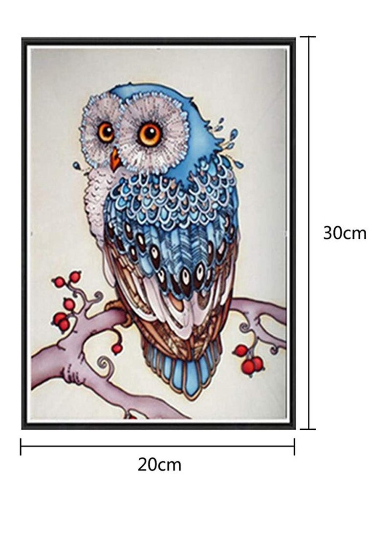KASTWAVE 5D DIY Owl Diamond Painting Animals Full Drill Round Rhinestones DIY Diamond Art of 5D Diamond Embroidery Owl Diamond Painting Diamond Art Kits for Adults and Kids - Image 4