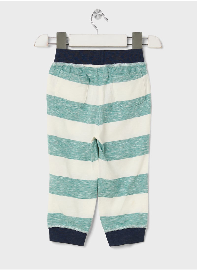 NAME IT Infant Striped Sweatpants  - Image 2
