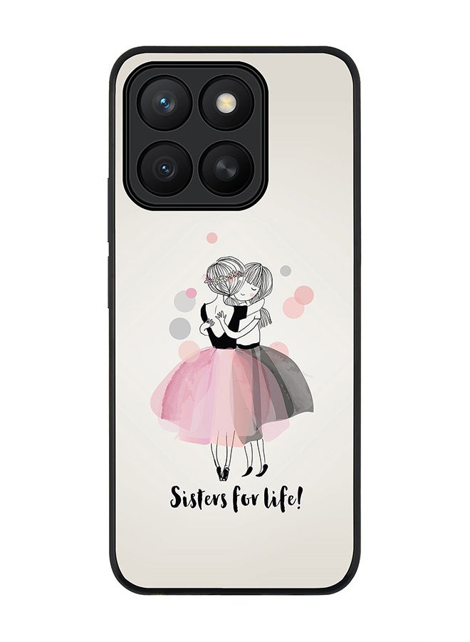 Stylizedd For Honor X8c Case,Slim fit Camera Protection, Shockproof Thin Phone cover  - Sisters For Life!