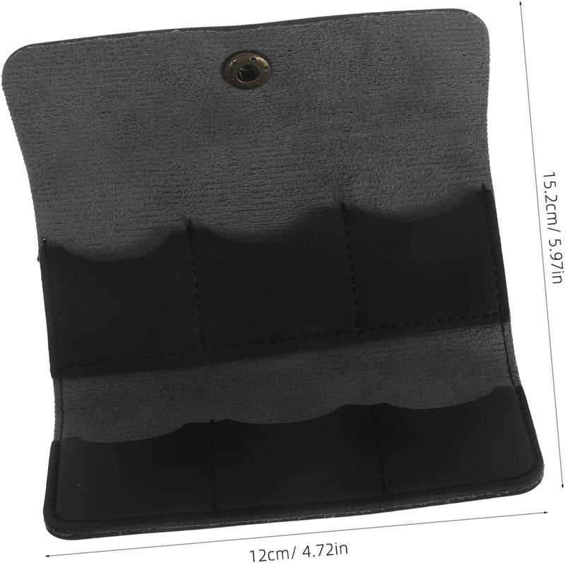 VICASKY Elastic Guitar Pick Bag Pu Material Guitar Pick Storage Case Organized Plectrum Holder for Musicians Portable Case - Image 2