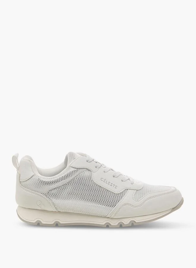 Celeste SILVER Women Lace-Up Sneakers for Women | Best Price UAE