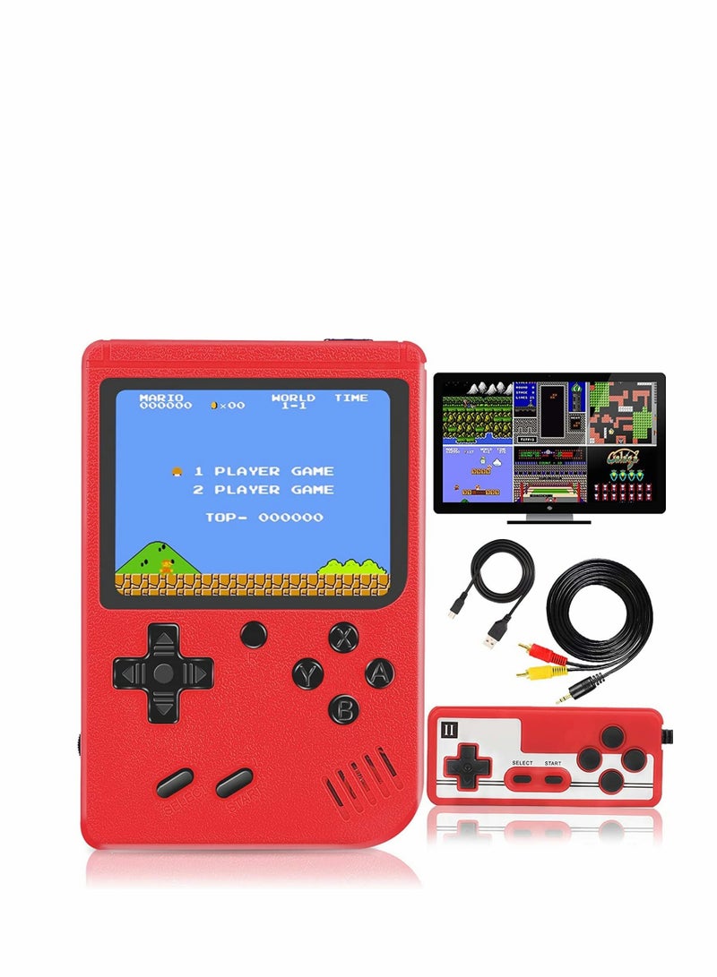 KASTWAVE Handheld Game Console, 400 Classic FC Games, Mini Handheld Game Console with 3.0-Inches Color Screen , 1020mAh Rechargeable Battery That Can Connect to TV and Two Players - Image 1