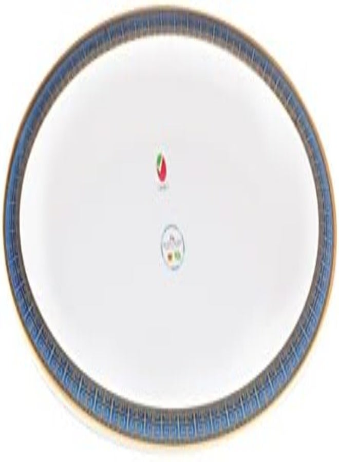 AKDC Moda Cucina Melamine Oval Serving Platter Extra Large Majestic Blue 41Cm Esma Approved, Mchp-5106-Mb - Image 2
