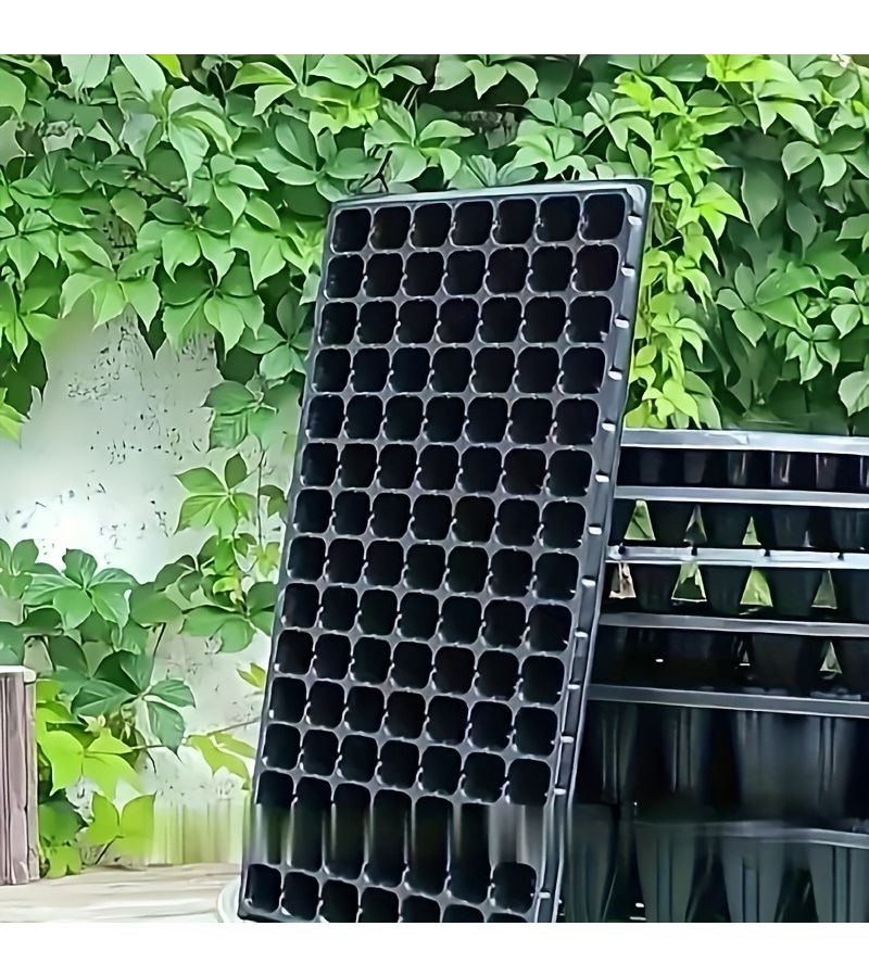 ٢١٠ حفرة قرص بذور سوداء بدء تشغيل متعدد الأغراض قابل لإعادة الاستخدام تصميم إدخال للشتلات والخضروات - Image 5
