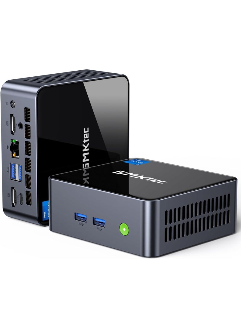 GMKtec NucBox M2 Pro S Mini PC Intel Core i7-1185G7 (Turbo 4.8GHz) 16GB DDR4 512GB SSD WiFi 6 USB4.0 BT5.2 Dual 2.5G LAN HDMI DP Compact Desktop Computer M2 Pro S 16GB+512GB - Image 1