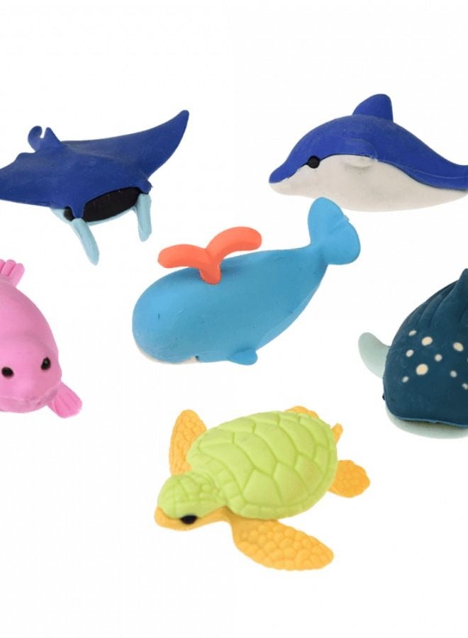 Rex London Ocean Animal Erasers – Fun and Cute Erasers for Kids Featuring Sea Creatures – Ideal for School, Art Projects, and Gifts - Image 3