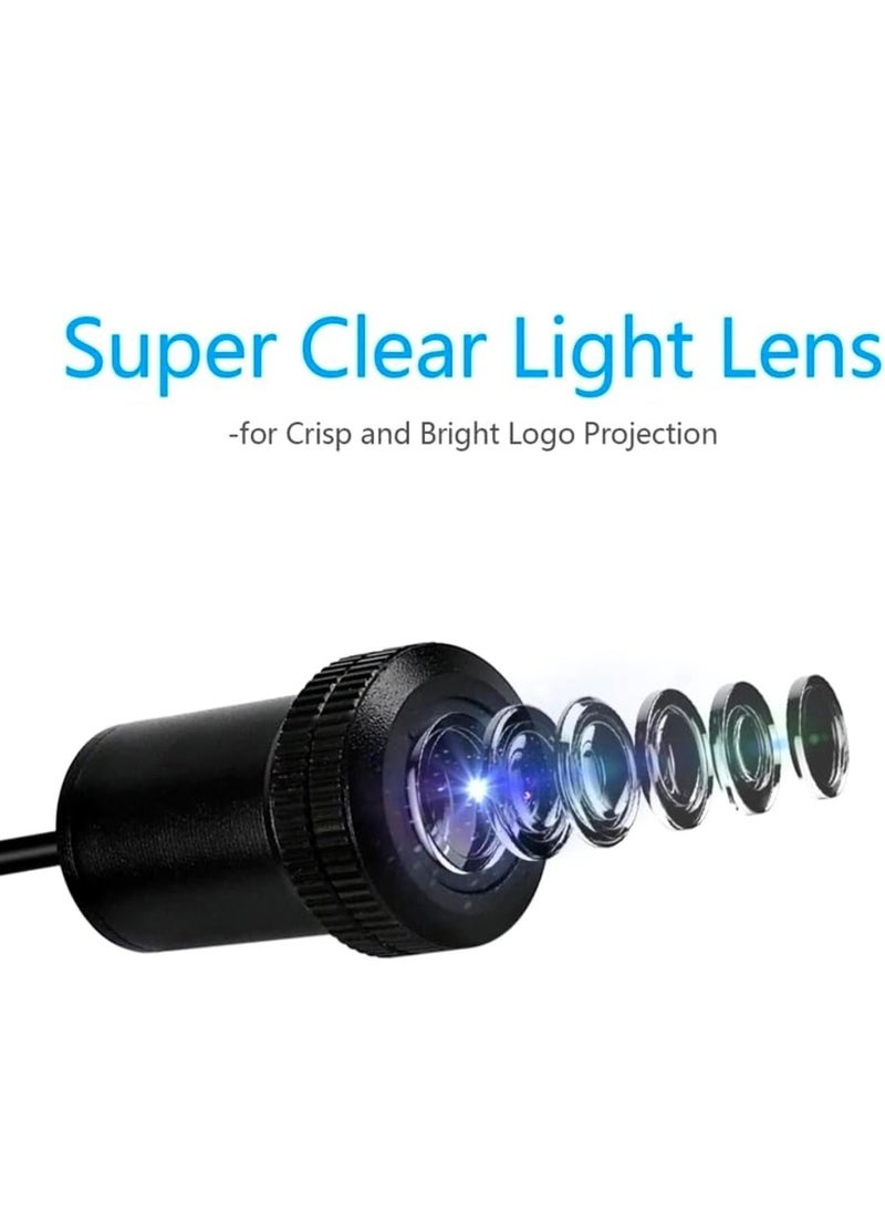 Vierex - Nissan Patrol Super Safari Y61 Welcome Door Logo Light Special Design For VTC Group Y61 Accessories No-Fade Glass Lens HD Projector Light 2pc Set - Image 1