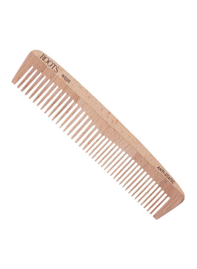 Roots Roots - Wooden Dressing Combs - Damage free Wet amd dry Hair brush - For man and Woman - WD30 - Image 1