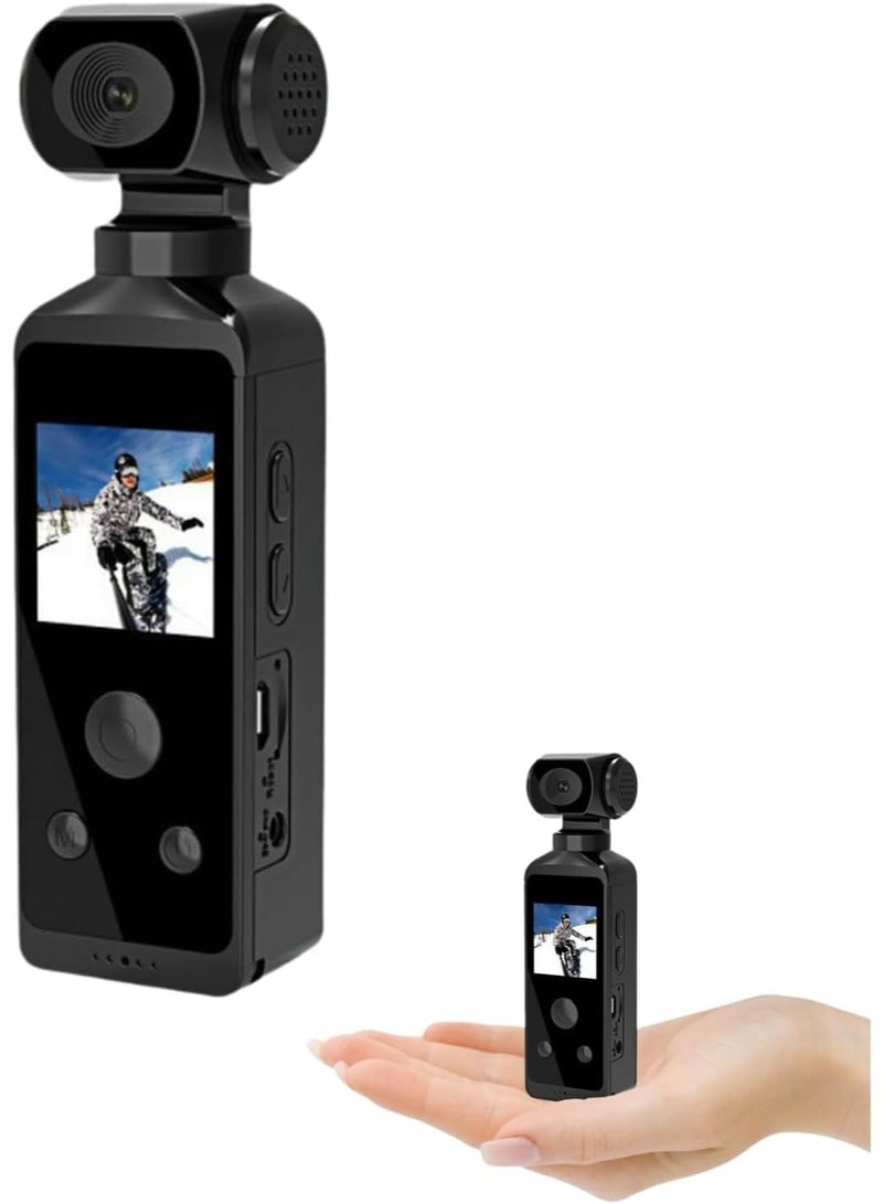 Generic 4K HD Pocket Action Camera – 16MP Waterproof Sports Cam (30m/98ft) with 3" LCD, 270° Rotatable Wide Angle Lens, Built-in WiFi, Vlogging & Underwater Camera - Image 2
