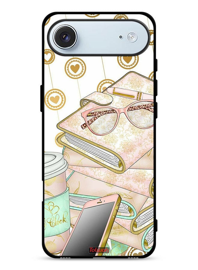 Tolwak Apple iPhone Air Protective Case Cover Glasses On Books - Image 1