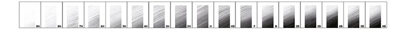 Tombow MONO 100 Drawing Pencil (6B, 5B, 4B, 3B, 2B, B, HB, F, H, 2H, 3H, 4H) -12 Assorted Pencils - Image 5