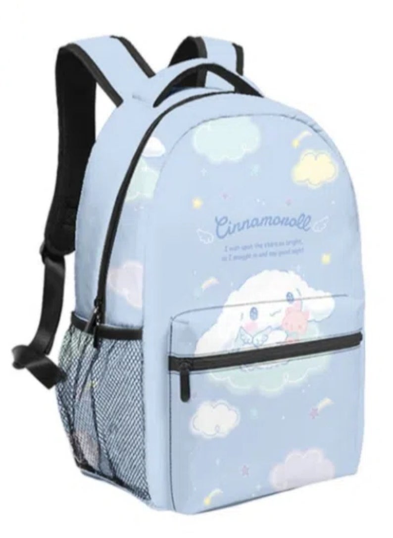 Sanrio - 【 School Season 】Cinnamoroll Student Children's School bag Cartoon Backpack Back-to-school Essential 14 Inch Laptop Backpack Children's Travel Backpack Leisure Backpack Various Styles - Image 1