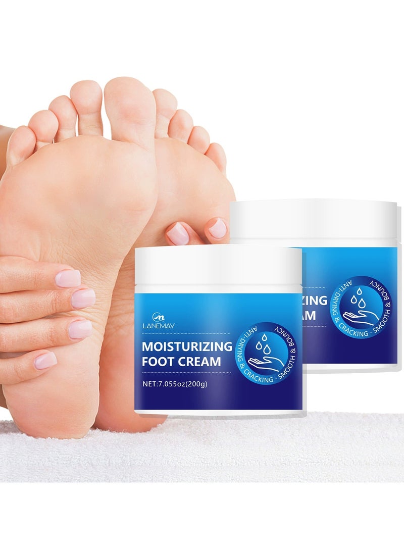 LANEMAY Foot Cream – Anti-Crack Hydrating Moisturizing Heel Softening Cream, Nourishing Skin Care for Dry Feet - Image 2
