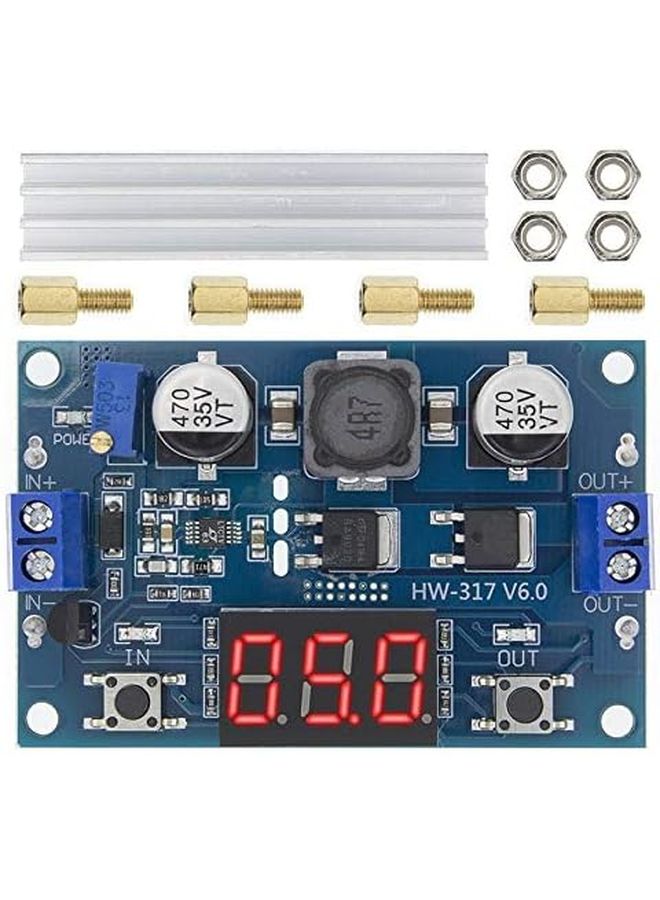 LTC1871 DC To DC Step Up Power Converter Module 3V To 35V Boost Regulated Supply With Voltmeter - Image 1