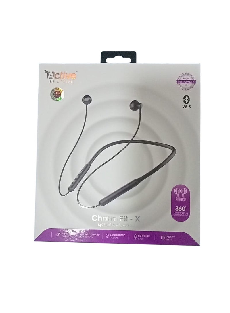Active Wireless Headphones - Charm Fit X Wireless Bluetooth Headphones Charm Fit X, Bluetooth Version - Image 4