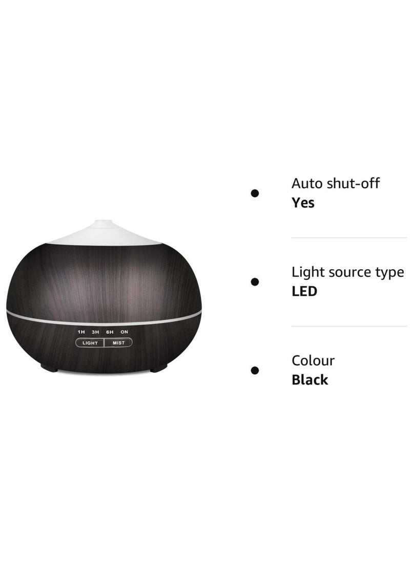 Generic - Essential Oil Diffuser Humidifier for Home: 400ml Aroma Air Oils Diffusers for Large Room - Ultrasonic Aromatherapy Vaporizer Cool Mist Humidifiers with LED Light for Bedroom - Image 1