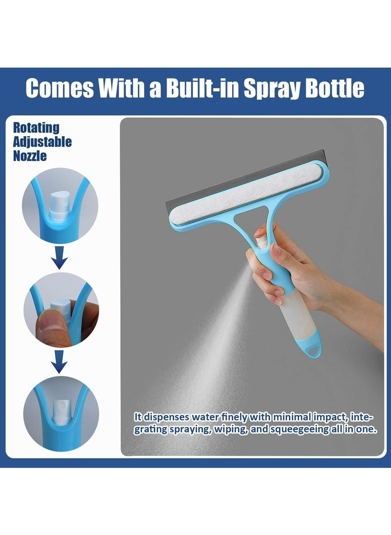 Oasisgalore 3 in 1 Window Cleaning Tool for Car Indoor Outdoor High Windows ,for Car, Home, Kitchen (Blue)  - Image 5