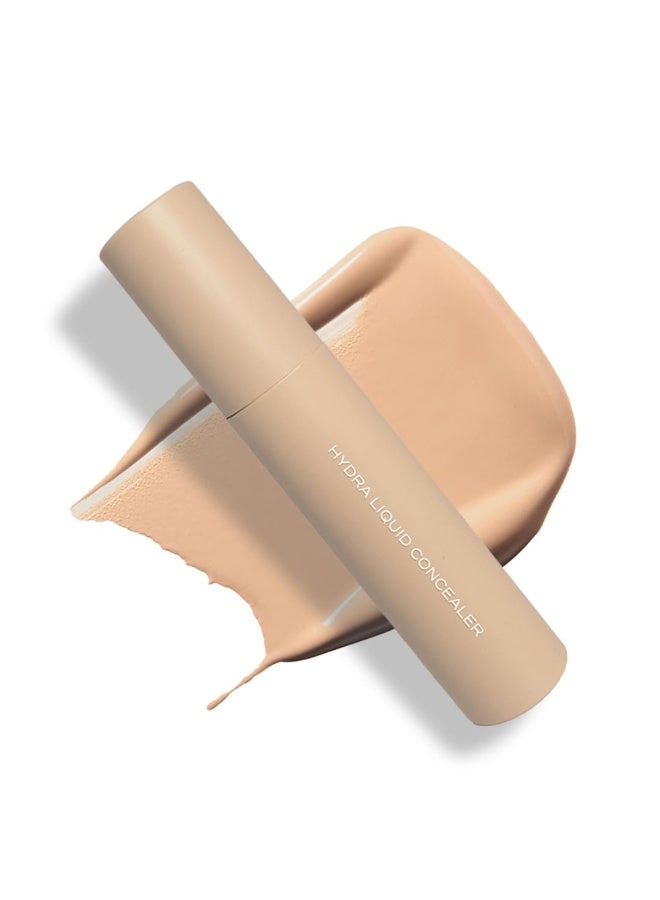 Ruby's Organics Liquid-Cream Concealer for Under-eye Dark Circles & Pigmentation, Full Coverage, Under Eye Cream with Bakuchiol, Easily Blendable, Highly Pigmented, Natural, All Indian Skin Types - HC3.5, 6.5ml - Image 1